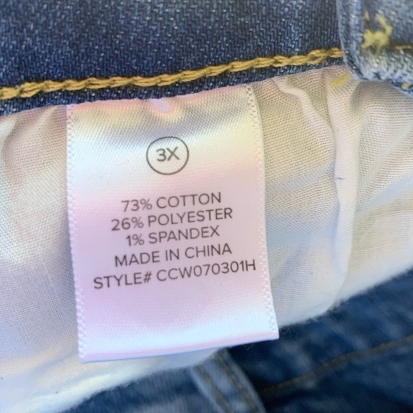 FASHION NOVA From A Distance Mid Rise Plus Size Jeans Size 3X NEW - Picture 9 of 11